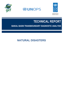 Technical Report Baikal Basin Transboundary Diagnostic Analysis