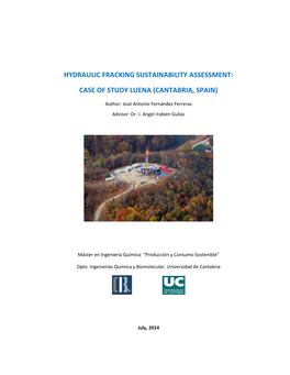 Hydraulic Fracking Sustainability Assessment
