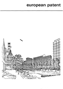 European Patent Cover Picture: Sketch of the Proposed Building to House the European Patent Office, Munich (Germany)