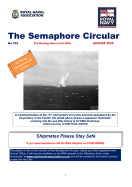 The Semaphore Circular No 702 the Beating Heart of the RNA AUGUST 2020