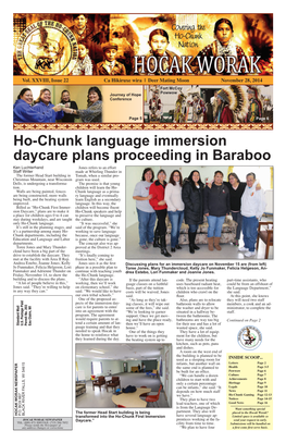 Ho-Chunk Language Immersion Daycare Plans Proceeding in Baraboo