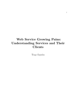 Understanding Services and Their Clients