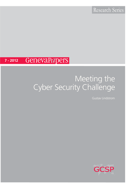 Meeting the Cyber Security Challenge