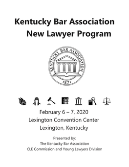 Kentucky Bar Association New Lawyer Program