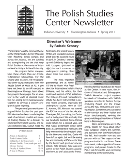 The Polish Studies Center Newsletter