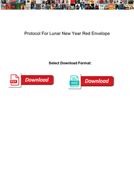 Protocol for Lunar New Year Red Envelope Tech