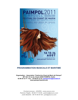 Programmation Musicale Et Maritime