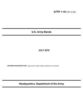 U.S. Army Bands