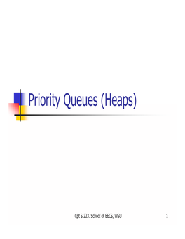 Priority Queues (Heaps)