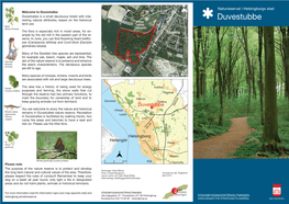 Duvestubbe Duvestubbe Is a Small Deciduous Forest with Inte- Allerumsvägen Resting Natural Attributes, Based on the Historical Duvestubbe Starke Land Use