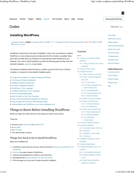 Installing Wordpress « Wordpress Codex