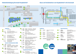 Haltestellenbelegung Darmstadt Hauptbahnhof Busse Und Straßenbahnen Vom Hauptbahnhof in Die Innenstadt