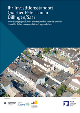 Ihr Investitionsstandort Quartier Peter Lamar Dillingen/Saar