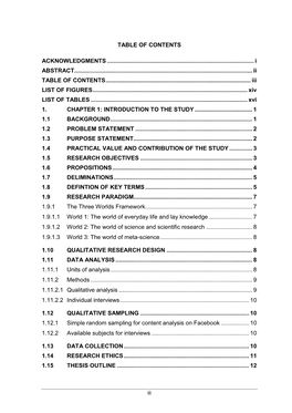 Table of Contents Acknowledgments