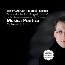 Musica Poetica Jörn Boysen Artistic Direction