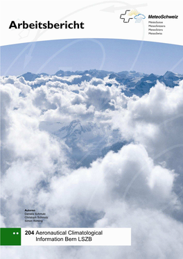 204 Aeronautical Climatological Information Bern LSZB