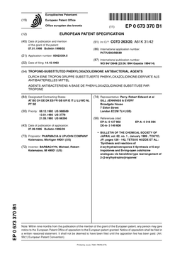 Tropone-Substituted Phenyloxazolidinone