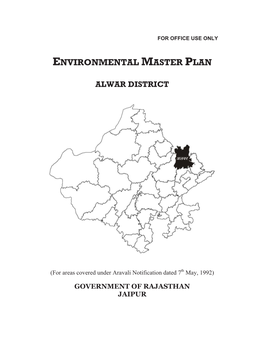 Environmental Master Plan Alwar