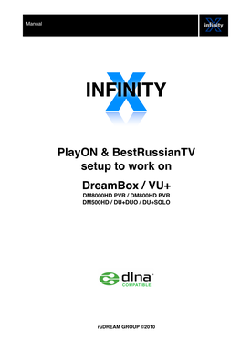 Playon & Bestrussiantv Setup to Work on Dreambox