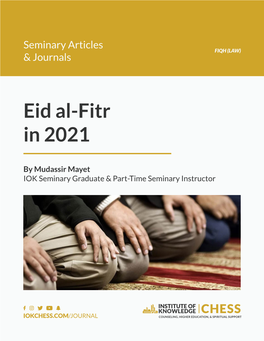 Eid Al-Fitr in 2021