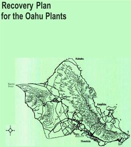 Recovery Plan for the Oahu Plants