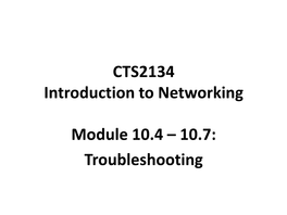 Troubleshooting Interpreting Ipconfig