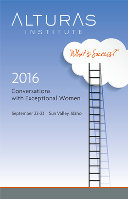 “What Is Success?” 2016 Conversations with Exceptional Women