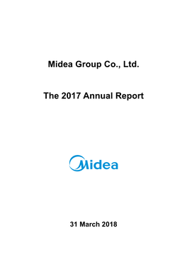 Midea Group Co., Ltd. the 2017 Annual Report