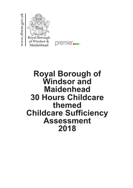 Childcare Sufficiency Report
