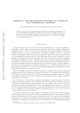 Formality and the Lefschetz Property in Symplectic and Cosymplectic