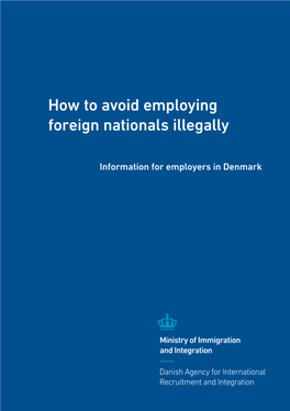 How to Avoid Employing Foreign Nationals Illegally