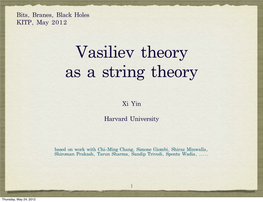 Vasiliev Theory As a String Theory