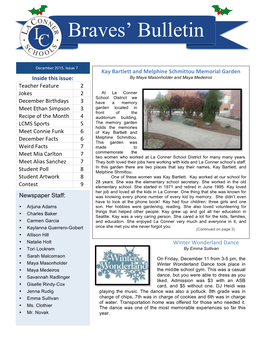 Braves' Bulletin Issue #7 December 2015