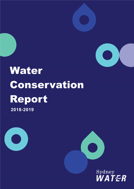 Water Conservation Report 2018-2019