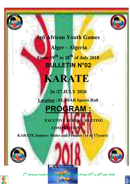 3Rd African Youth Games Alger