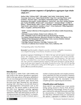 Ignisphaera Aggregans Type Strain (AQ1.S1T)