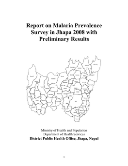 Malaria Prevalance Survey of Jhapa