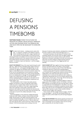 Defusing a Pensions Timebomb