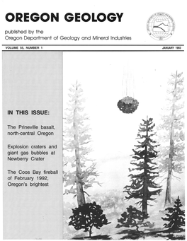 Ore Bin / Oregon Geology Magazine / Journal
