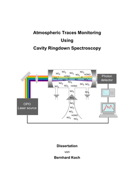 Atmospheric Traces Monitoring Using Cavity Ringdown Spectroscopy