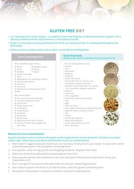 Gluten Free Diet