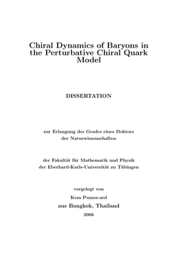 Chiral Dynamics of Baryons in the Perturbative Chiral Quark Model