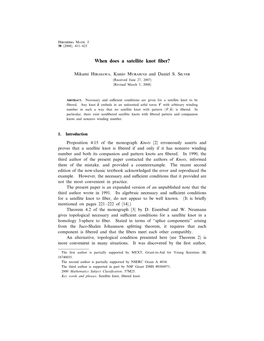 When Does a Satellite Knot Fiber?