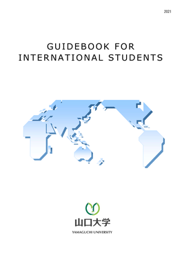 GUIDEBOOK for INTERNATIONAL STUDENTS Contents