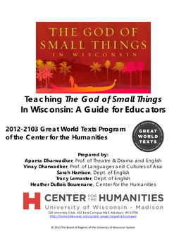 Teaching the God of Small Things in Wisconsin: a Guide for Educators