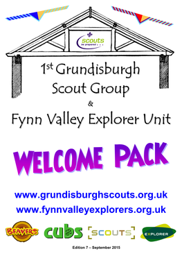 1St Grundisburgh Scout Group Fynn Valley Explorer Unit