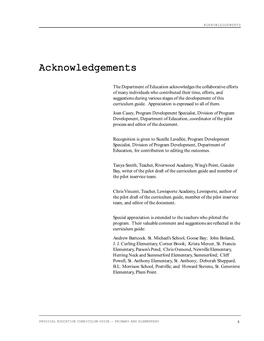 Acknowledgements