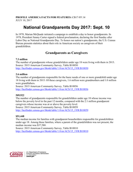 Grandparents Day 2017: Sept