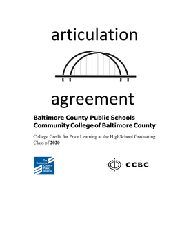 FY20 BCPS Articulation Book