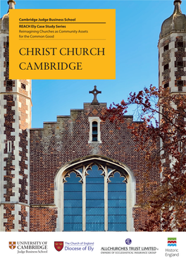 REACH Ely Case Study Series: Christ Church, Cambridge